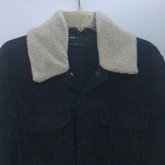 ASOS black denim jacket - Picture 2 of 3